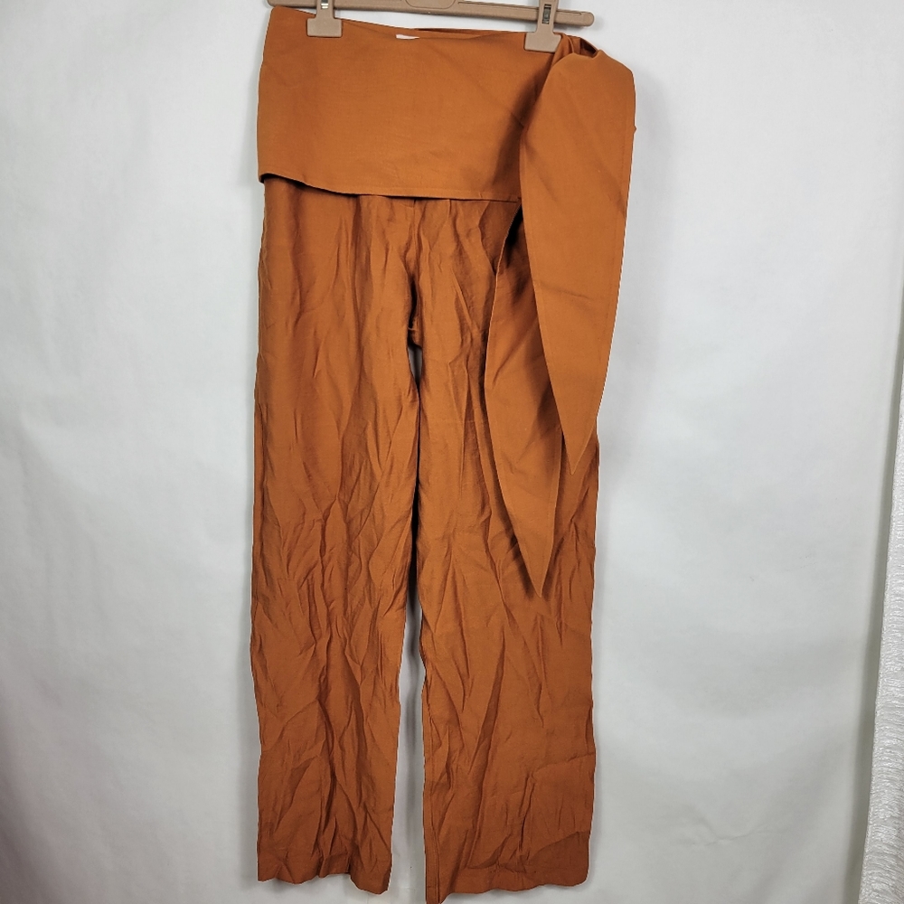 Materiel wide leg pants - Picture 2 of 9